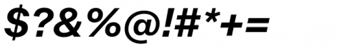 Noname™ (Pro) Semi Bold Italic Font OTHER CHARS