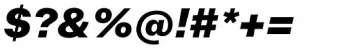 Noname™ (Pro) Semi Ultra Italic Font OTHER CHARS