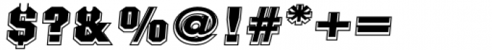 Nonami Ako Type A Medium Oblique Font OTHER CHARS