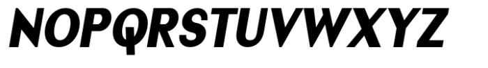 Nonia Black Condensed Italic Font UPPERCASE
