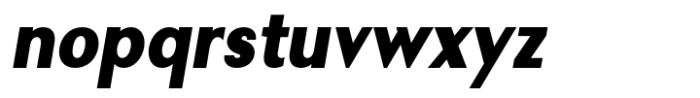 Nonia Black Condensed Italic Font LOWERCASE