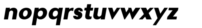Nonia Black Italic Font LOWERCASE