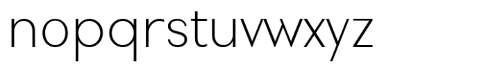 Nonia Extra Light Font LOWERCASE