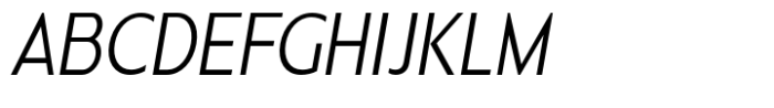 Nonia Light Condensed Italic Font UPPERCASE