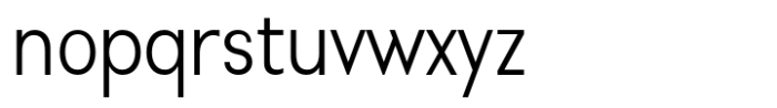 Nonia Light Condensed Font LOWERCASE