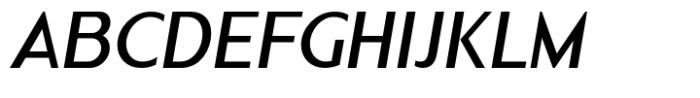 Nonia Medium Italic Font UPPERCASE