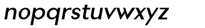 Nonia Medium Italic Font LOWERCASE