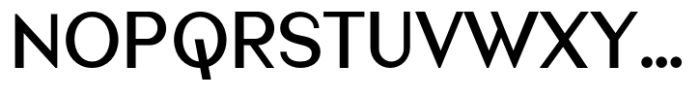 Nonia Medium Font UPPERCASE