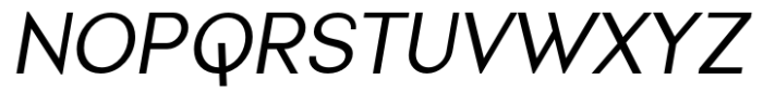 Nonia Regular Italic Font UPPERCASE