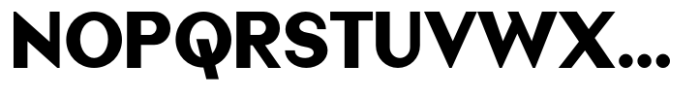 Nonia Small Black Font UPPERCASE