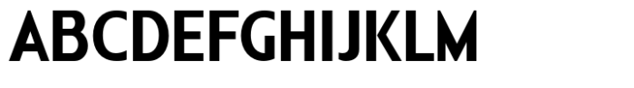 Nonia Small Bold Condensed Font UPPERCASE