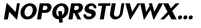 Nonia Small CAPS Nonia Small CAPS Black Italic Font UPPERCASE