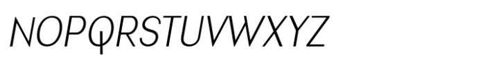 Nonia Small CAPS Nonia Small CAPS Extra Light Condensed Italic Font LOWERCASE