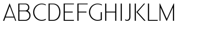 Nonia Small Extra Light Font UPPERCASE