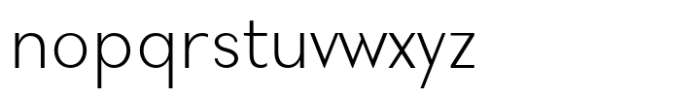 Nonia Small Extra Light Font LOWERCASE
