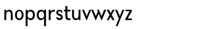Nonia Small Regular Condensed Font LOWERCASE