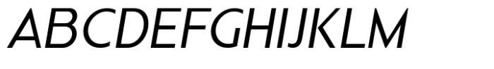 Nonia Small Regular Italic Font UPPERCASE