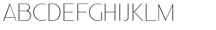 Nonia Small Thin Font UPPERCASE