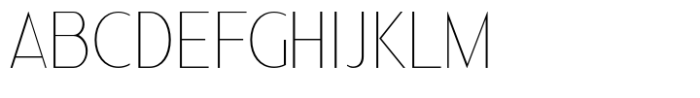 Nonia Thin Condensed Font UPPERCASE
