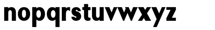 Nonia X Nonia X Black Condensed Font LOWERCASE