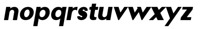Nonia X Nonia X Black Italic Font LOWERCASE
