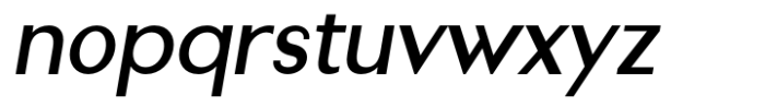 Nonia X Nonia X Medium Italic Font LOWERCASE