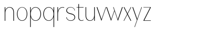 Nonia X Nonia X Thin Condensed Font LOWERCASE