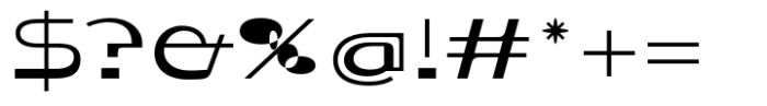 Nonkonform Bold Font OTHER CHARS