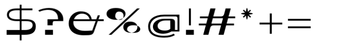 Nonkonform Extra Bold Font OTHER CHARS