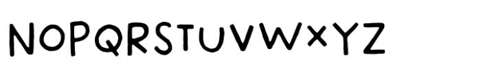 Nonsense Note Font UPPERCASE