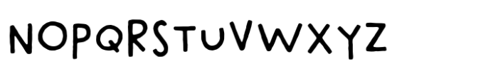 Nonsense Note Font LOWERCASE