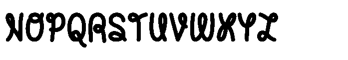 Noodle Twine Font UPPERCASE