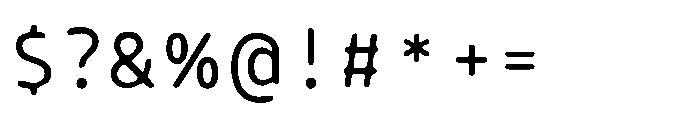 Noods Soup Mono Font OTHER CHARS