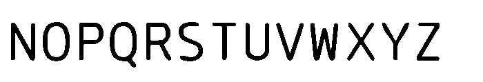 Noods Soup Mono Font UPPERCASE