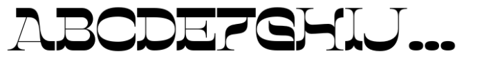 Noon Desert Font UPPERCASE