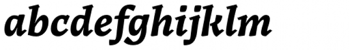 Noort Bold Italic Font LOWERCASE