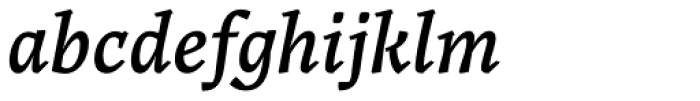 Noort Book Italic Font LOWERCASE
