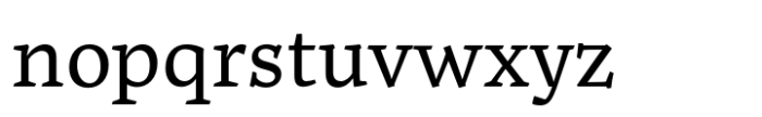 Noort Regular Font LOWERCASE