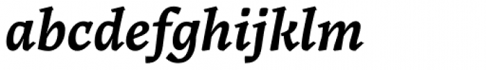Noort Semibold Italic Font LOWERCASE