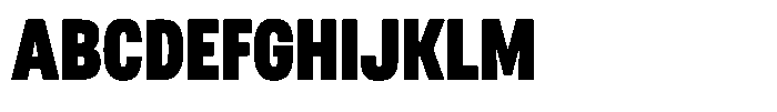 Nope Black Condensed Font UPPERCASE