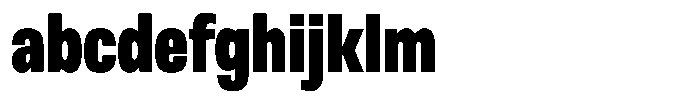 Nope Black Condensed FONT