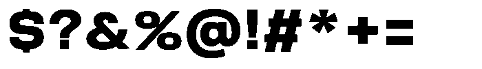 Nope Black Font OTHER CHARS