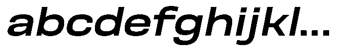 Nope Bold Wide Italic FONT