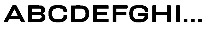 Nope Bold Wide Font UPPERCASE