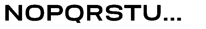 Nope Bold Wide Font UPPERCASE