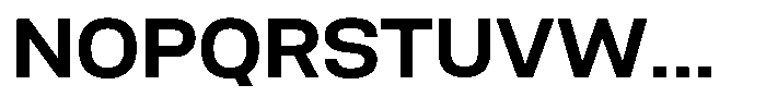 Nope Bold Font UPPERCASE