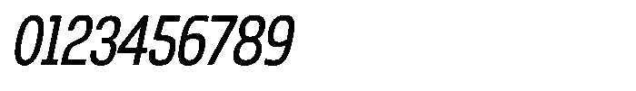 Nope Condensed Italic Font OTHER CHARS