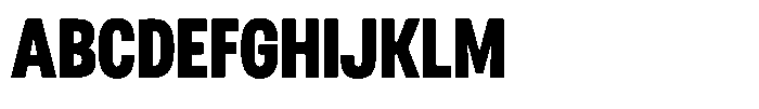 Nope Extra Bold Condensed Font UPPERCASE