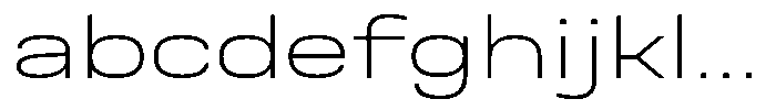 Nope Extra Light Expanded FONT