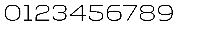Nope Extra Light Wide Font OTHER CHARS